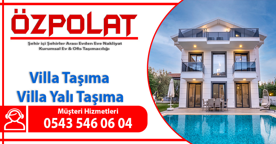 Villa taşıma Ankara villa taşımacılığı şirketi villa nakliye firması